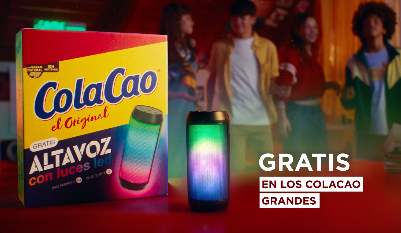 Gratis en los ColaCaos grandes