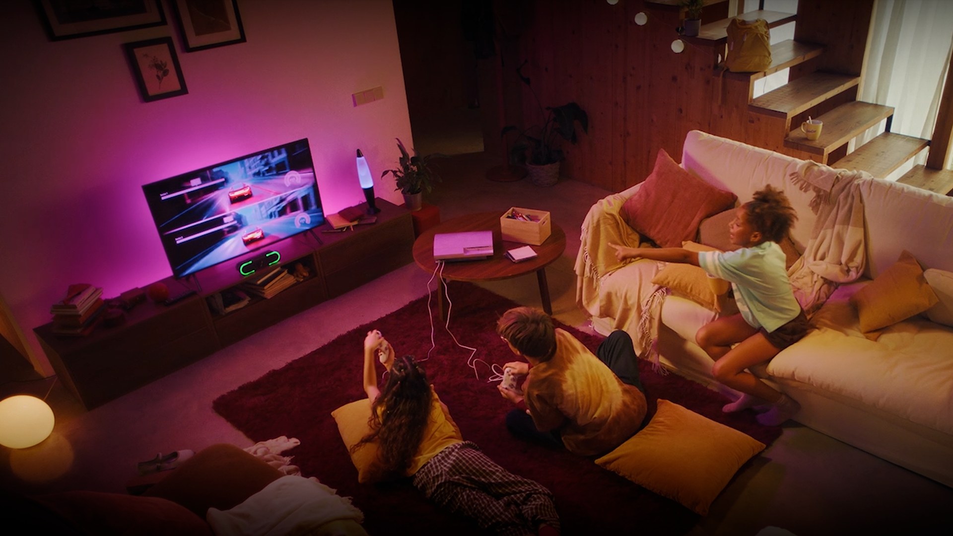 Barra de sonido con luces LED - ColaCao