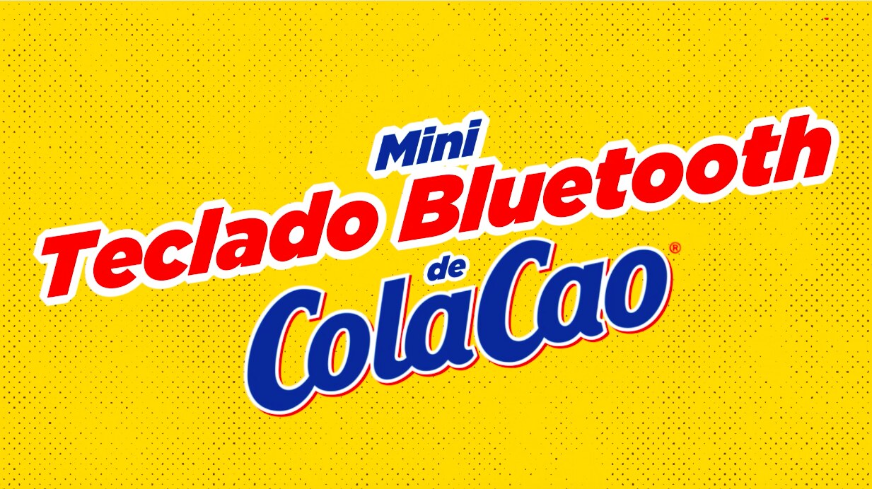 Mini teclado con luces LED - ColaCao